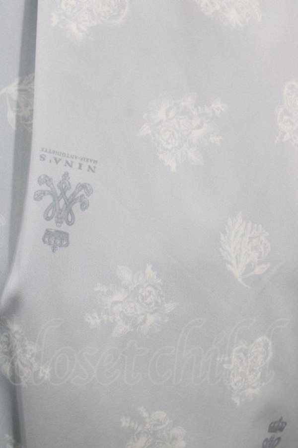 画像3: m petit by misako / AOKハナガラスクエアワンピース L サックス H-26-01-04-1042-LO-OP-NS-ZH (3)