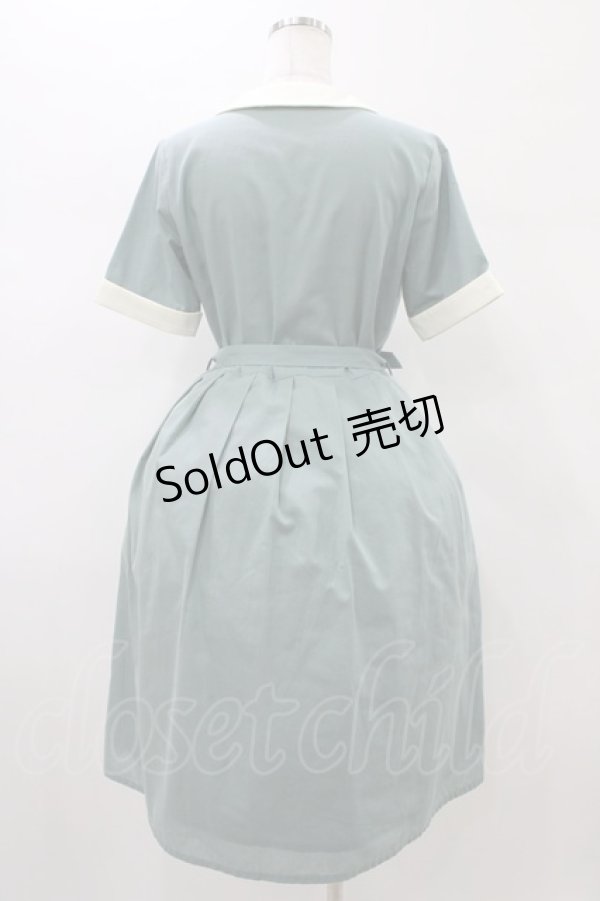 画像2: F i.n.t / クレリック開衿ワンピース/ポチャッコ Free Green H-26-01-04-1043-CA-OP-NS-ZH (2)