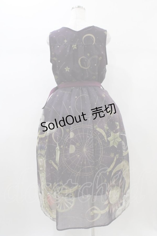 画像2: axes femme / タロットカードモチーフワンピース M パープル H-26-01-04-1046-AX-OP-NS-ZH (2)