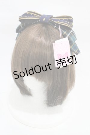 画像: Angelic Pretty / Loyal Rosetteカチューシャ  グリーン H-26-01-04-1007-AP-AC-NS-ZH