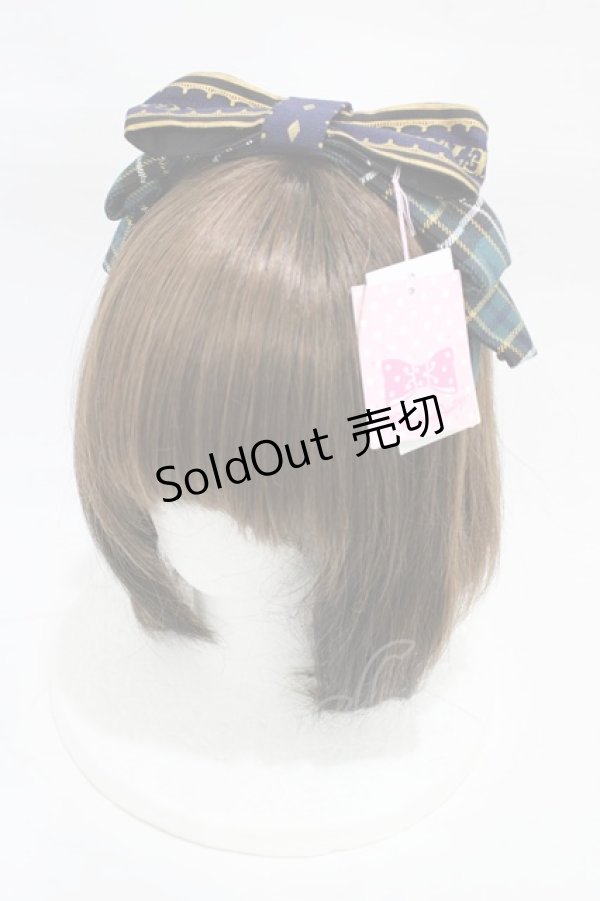 画像1: Angelic Pretty / Loyal Rosetteカチューシャ  グリーン H-26-01-04-1007-AP-AC-NS-ZH (1)