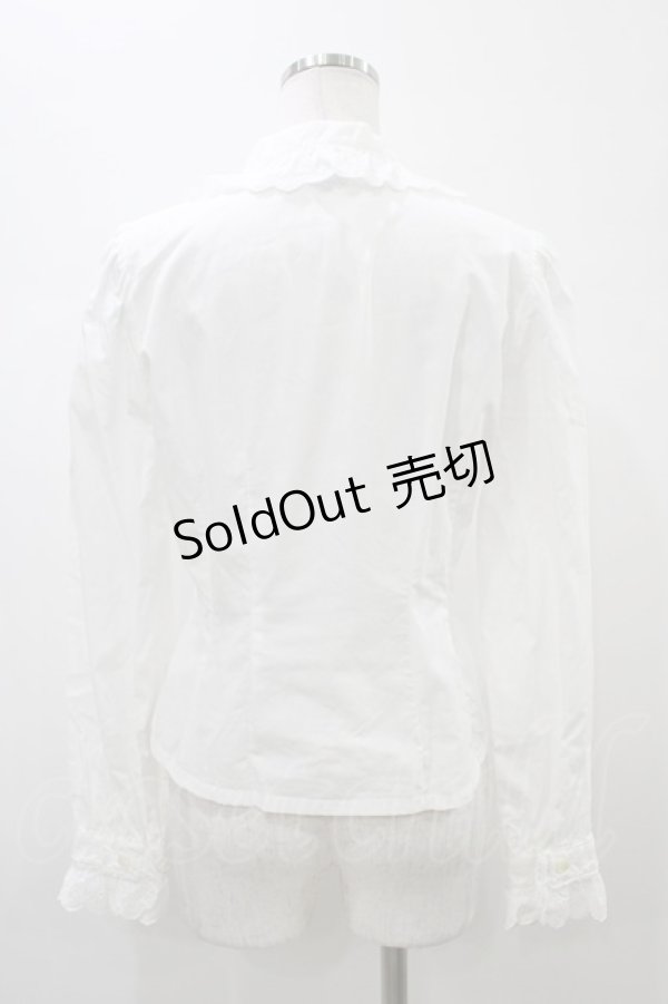 画像2: ALICE and the PIRATES / コロネットブラウス Free ホワイト H-26-01-04-1058-PA-BL-NS-ZH (2)