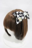 画像1: Angelic Pretty / Whip Collectionバレッタ  ブラック H-26-01-04-1008-AP-AC-NS-ZH (1)