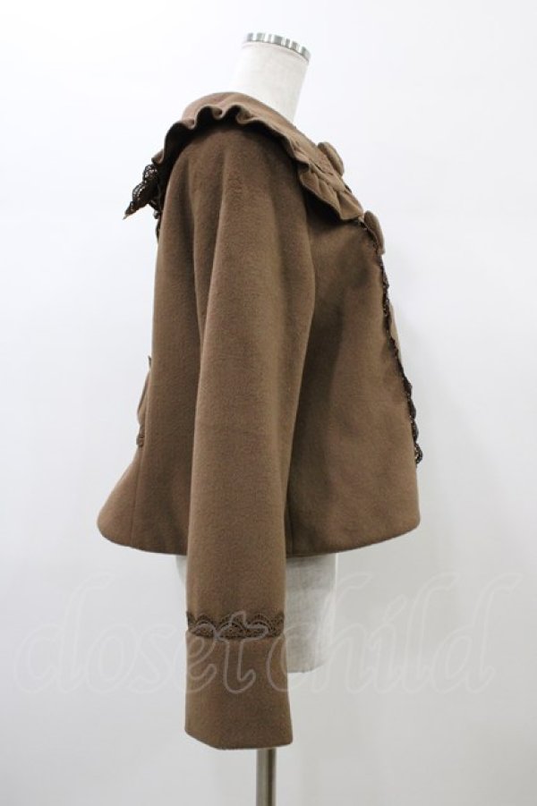 画像3: axes femme kawaii / ショコラベアショートコート M ショコラ H-26-01-04-1062-AX-CO-NS-ZH (3)