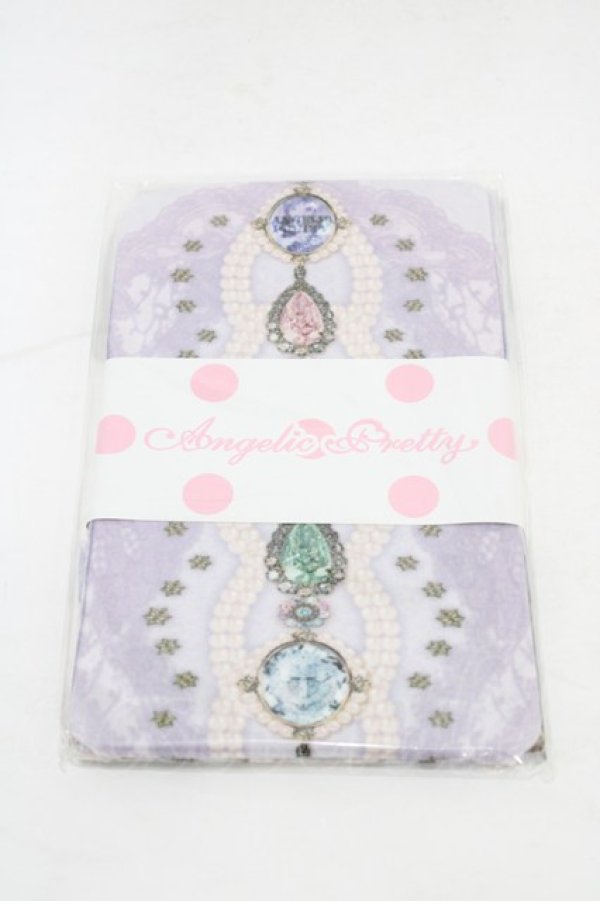 画像1: Angelic Pretty / Dreamy Jewelタイツ  ラベンダー H-26-01-04-1013-AP-ZA-NS-ZH (1)