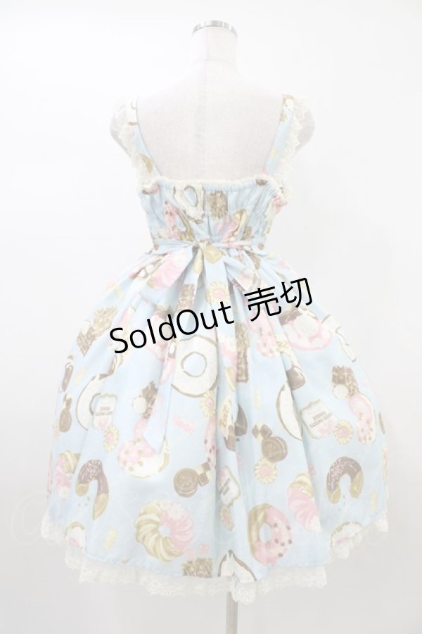 画像2: Angelic Pretty / Baked Sweets Parade Special ジャンパースカートSet Free サックス H-26-01-04-1018-AP-OP-NS-ZH (2)