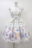 画像1: Angelic Pretty / Happy Garlandジャンパースカート Free シロ H-26-01-04-1019-AP-OP-NS-ZH (1)
