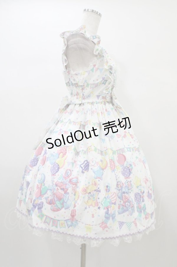 画像3: Angelic Pretty / Happy Garlandジャンパースカート Free シロ H-26-01-04-1019-AP-OP-NS-ZH (3)