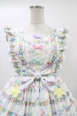 画像4: Angelic Pretty / Happy Garlandジャンパースカート Free シロ H-26-01-04-1019-AP-OP-NS-ZH (4)