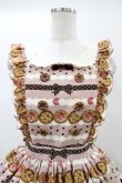 画像4: Angelic Pretty / Sweet Cream Houseエプロン風スカート Free ラズベリー H-26-01-04-1023-AP-SK-NS-ZH (4)