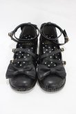 画像1: Angelic Pretty / Tea Party Shoes L/約24.5cm ブラック H-26-01-04-1003-AP-SH-NS-ZH (1)