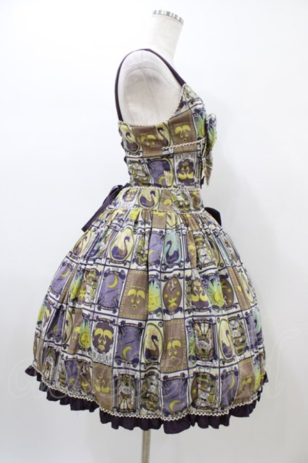 画像3: metamorphose / fortune tarot ローウエストジャンパースカート Free アメジスト H-26-01-04-1026-ME-OP-NS-ZH (3)