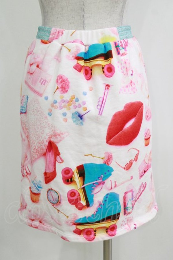 画像3: MILK / Suzie's roomスカート  ビビットカラフル H-26-01-04-046-ML-SK-KB-ZH (3)