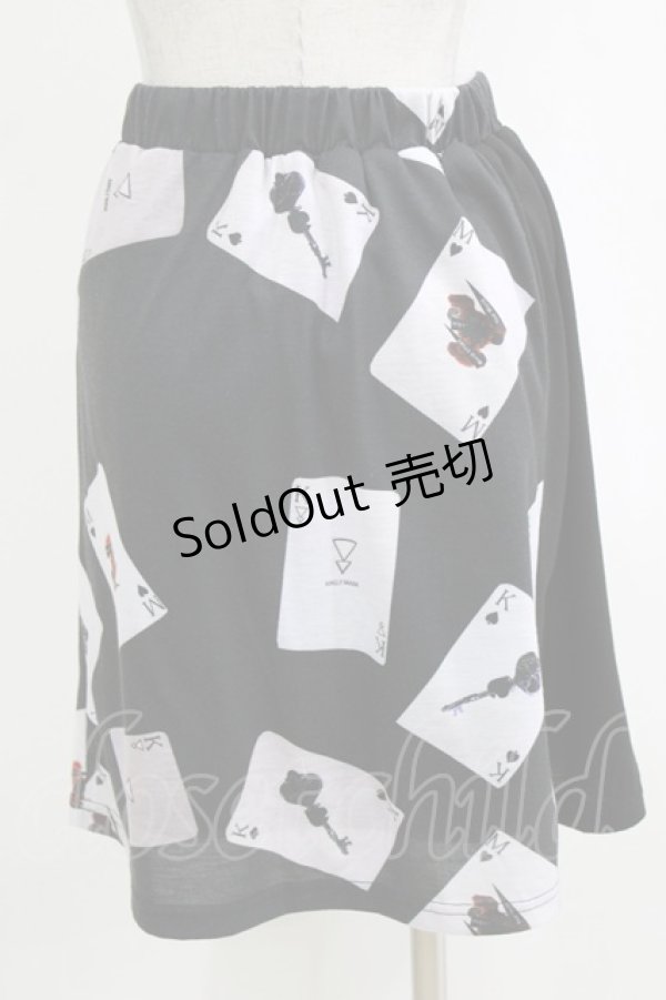 画像3: KINGLYMASK KMK / へっどふぉんワールドベアートランプ切替スカート  黒 H-26-01-04-048-PU-SK-KB-ZH (3)