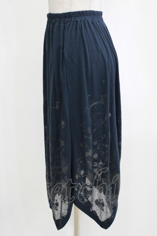 画像2: PUTUMAYO / オパールイレギュラースカート  ネイビー H-26-01-04-050-PT-SK-KB-ZH (2)
