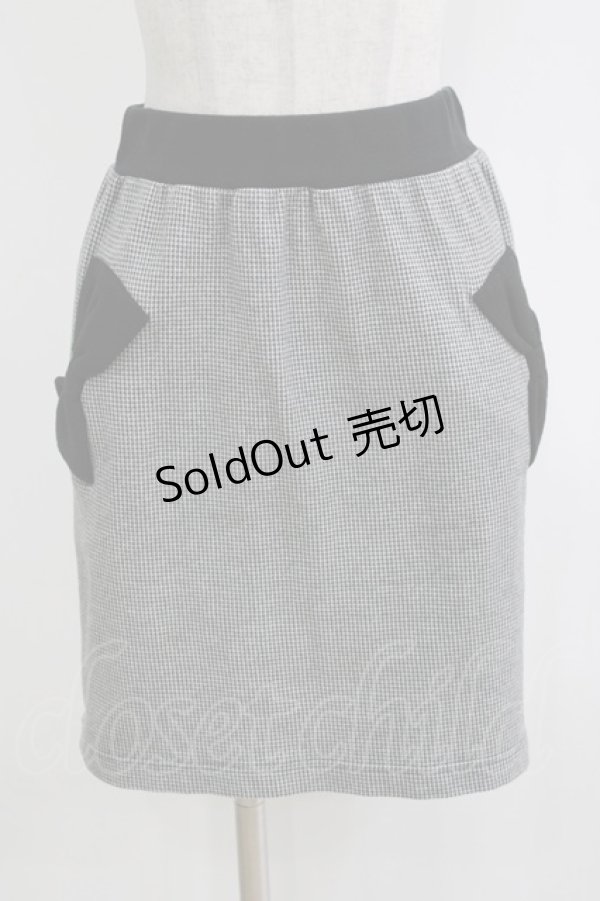 画像1: MILK / リセエンヌ ミニ  ハウンドトゥース×ブラック H-26-01-04-055-ML-SK-KB-ZH (1)