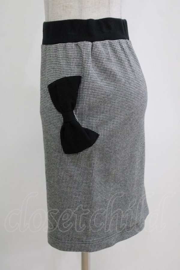 画像2: MILK / リセエンヌ ミニ  ハウンドトゥース×ブラック H-26-01-04-055-ML-SK-KB-ZH (2)