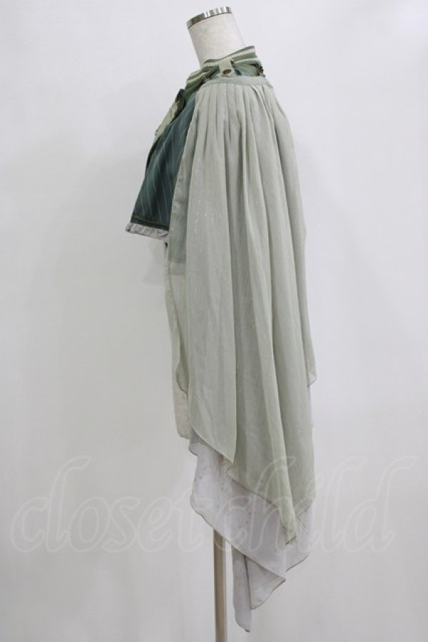 画像2: Ozz oneste / Cheerful Rose Partyジャケット  グリーン H-26-01-04-068-OO-JA-KB-ZH (2)