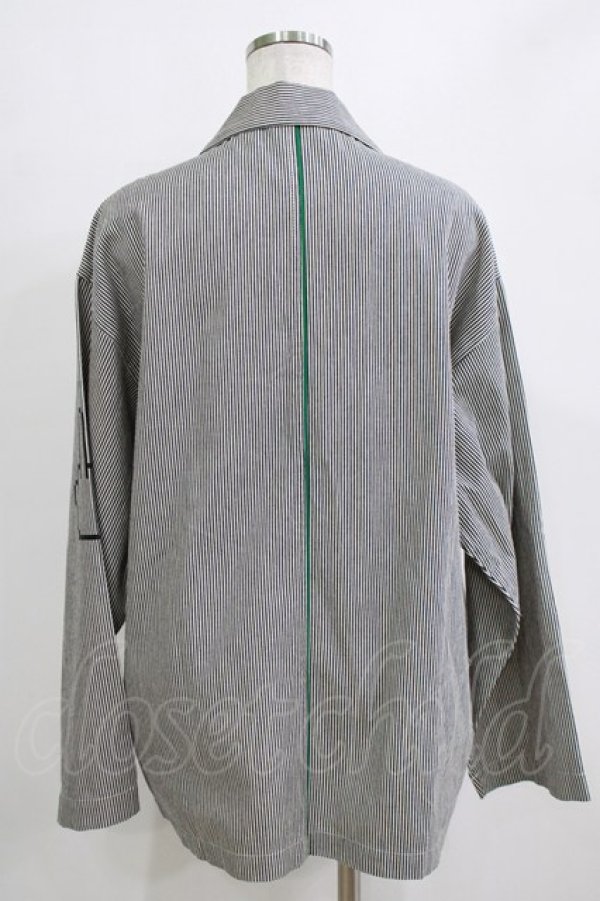 画像3: MILKBOY / コットンダブルジャケット  紺ストライプ H-26-01-04-069-MB-JA-KB-ZH (3)