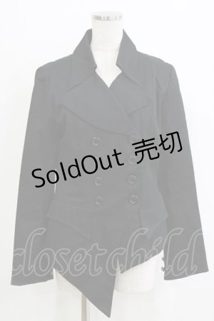 画像: BPN / ダブルボタンジャケット M 黒 H-26-01-04-071-GO-JA-KB-ZH