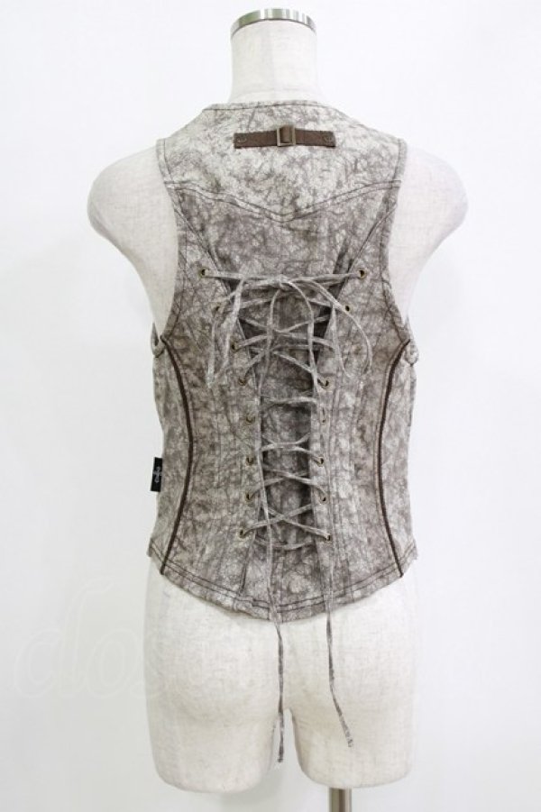 画像3: Ozz Croce / ZIPベスト  グレージュ H-26-01-04-074-OO-TO-KB-ZH (3)