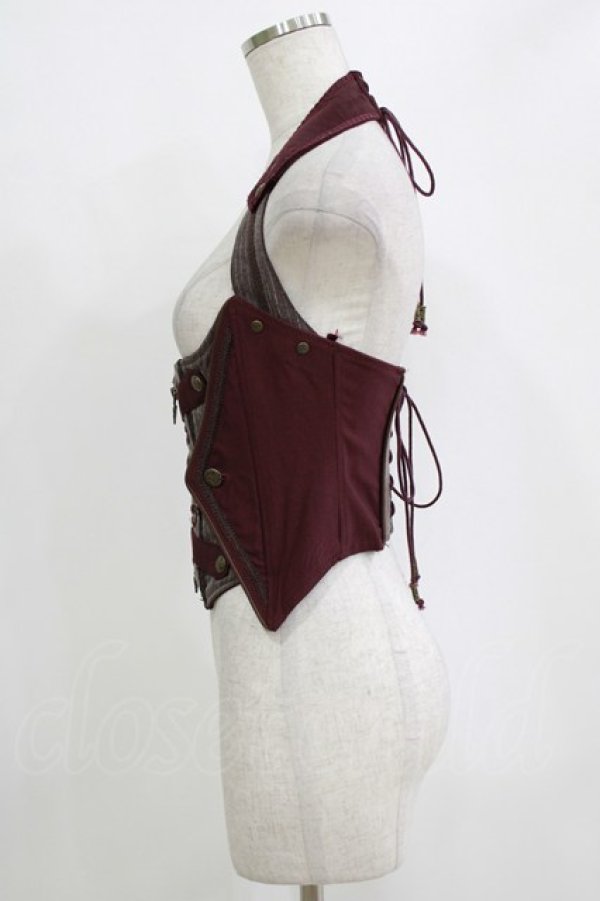 画像2: Ozz oneste / ナポレオン風ホルタービスチェ  ボルドー H-26-01-04-075-OO-TO-KB-ZH (2)