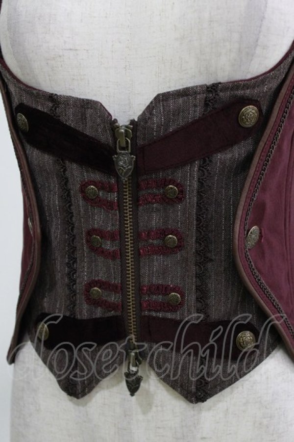 画像4: Ozz oneste / ナポレオン風ホルタービスチェ  ボルドー H-26-01-04-075-OO-TO-KB-ZH (4)