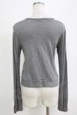画像3: elements,H / マスケラレースカーディガン  グレー H-26-01-04-078-PU-TO-KB-ZH (3)