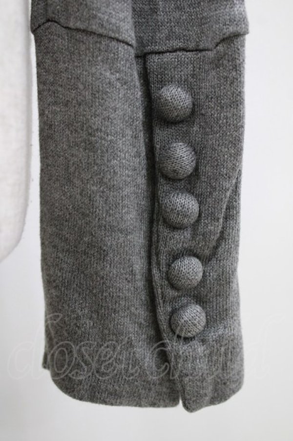 画像4: elements,H / マスケラレースカーディガン  グレー H-26-01-04-078-PU-TO-KB-ZH (4)