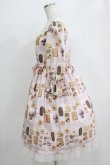 画像2: Melody BasKet / Basのお菓子屋さんヨークワンピース M ピンク H-26-01-04-008-LO-OP-KB-ZH (2)