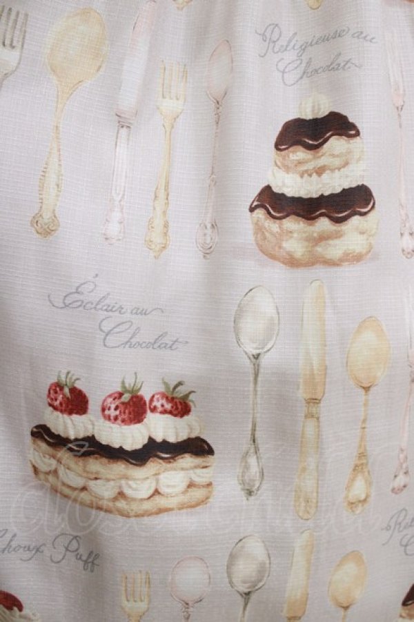 画像4: Leur Getter / Cream Choux Puff袖付きワンピース L グレー H-26-01-04-009-LU-OP-KB-ZH (4)