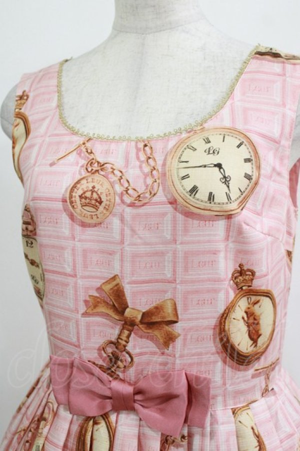 画像5: Leur Getter / Chocolate Watchノースリーブワンピース  ピンク H-26-01-04-010-LU-OP-KB-ZH (5)