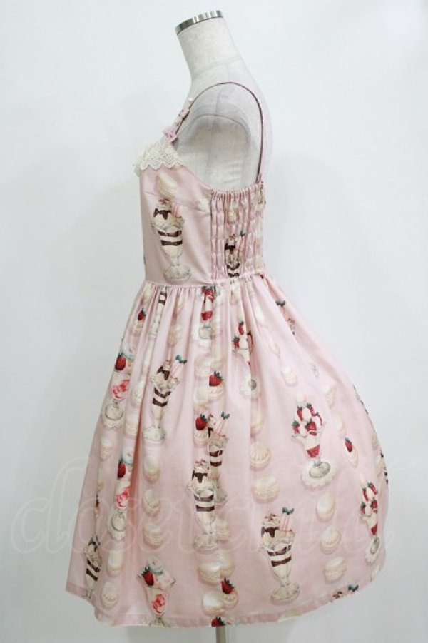 画像2: Leur Getter / Autumn Macaron Parfaitキャミワンピース  ピンク H-26-01-04-011-LU-OP-KB-ZH (2)