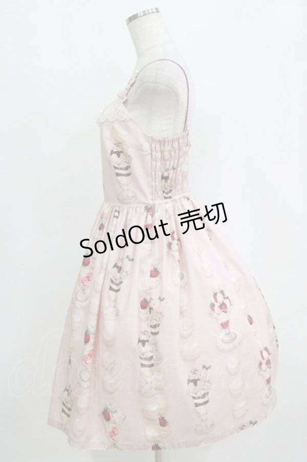 画像2: Leur Getter / Autumn Macaron Parfaitキャミワンピース  ピンク H-26-01-04-011-LU-OP-KB-ZH (2)