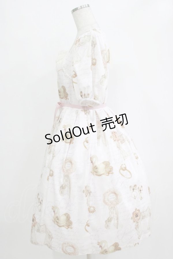 画像2: Leur Getter / Jewel Brooch袖付ワンピース M ピンク H-26-01-04-012-LU-OP-KB-ZT547 (2)