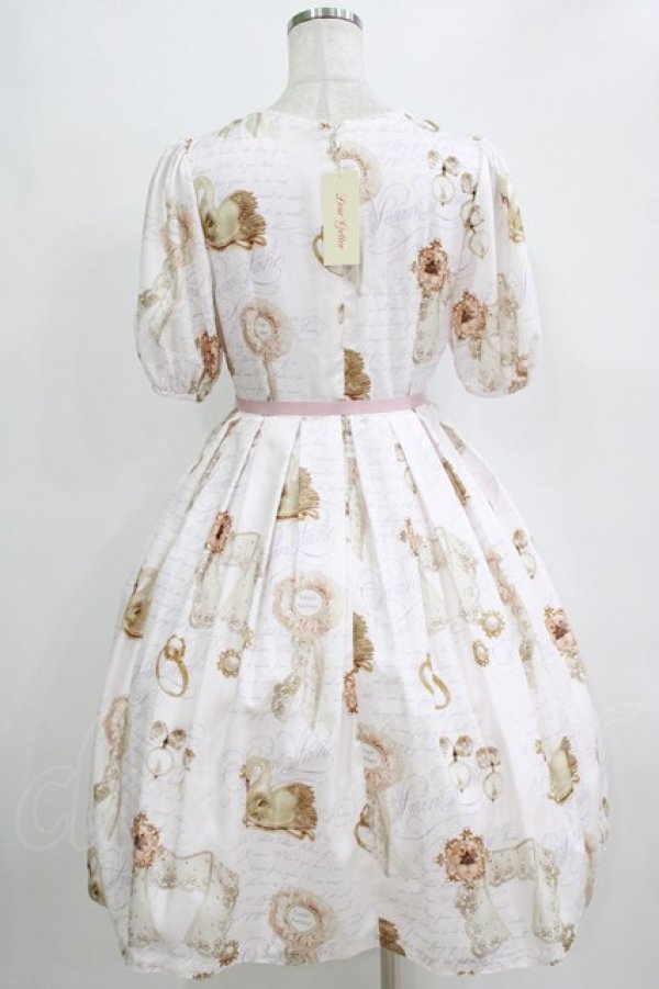 画像3: Leur Getter / Jewel Brooch袖付ワンピース M ピンク H-26-01-04-012-LU-OP-KB-ZH (3)