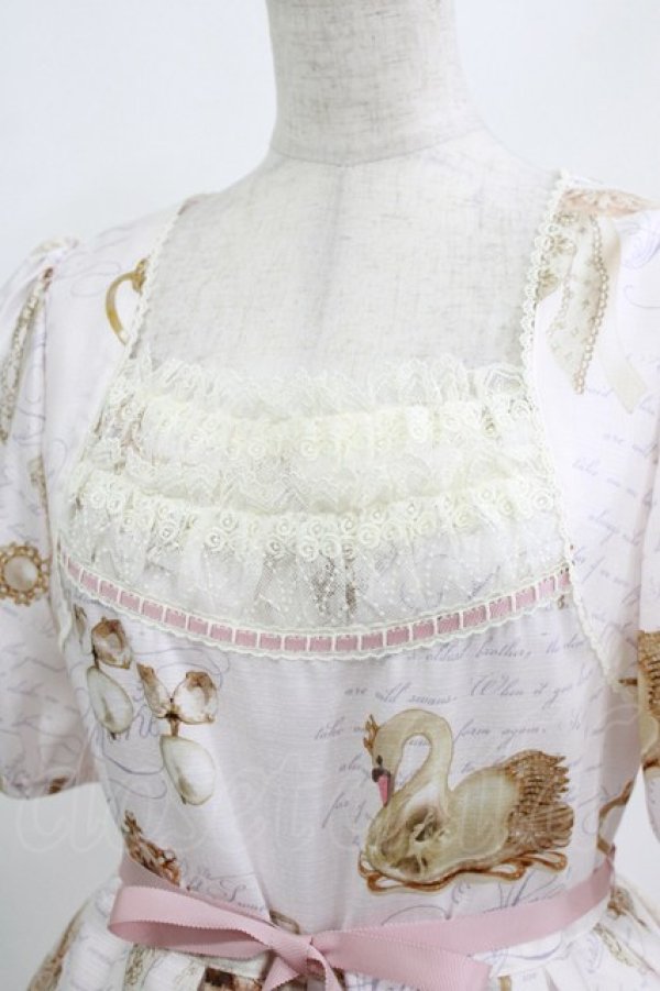 画像5: Leur Getter / Jewel Brooch袖付ワンピース M ピンク H-26-01-04-012-LU-OP-KB-ZH (5)