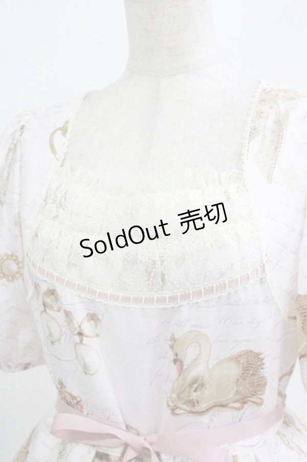 画像5: Leur Getter / Jewel Brooch袖付ワンピース M ピンク H-26-01-04-012-LU-OP-KB-ZT547 (5)