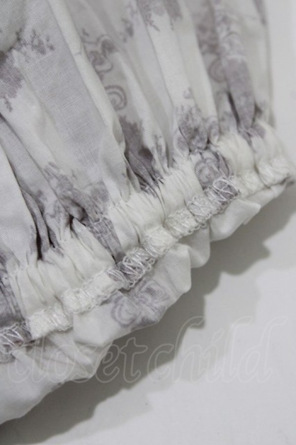画像7: ATELIER PIERROT / Rosy Bouquet Dress size1 ライトグレー H-26-01-04-001-EL-OP-KB-ZH (7)