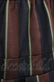 画像4: Jane Marple / Regimental stripe gored skirt M ブラウン H-26-01-04-015-JM-SK-KB-ZH (4)