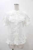 画像3: Angelic Pretty / ティアラレースはしごリボン付け袖ブラウス Free シロ H-26-01-05-1044-AP-BL-NS-ZH (3)