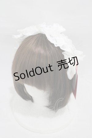 画像: Angelic Pretty / Dolceフリルカチューシャ  シロ H-26-01-05-1005-AP-AC-NS-ZH