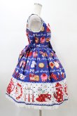 画像3: Angelic Pretty / French Cafe 切替ジャンパースカートSet Free ブルー H-26-01-05-1052-AP-OP-NS-ZH (3)