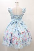 画像2: Angelic Pretty / Happy Garlandジャンパースカート Free サックス H-26-01-05-1053-AP-OP-NS-ZH (2)