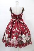 画像2: Angelic Pretty / Travelくまちゃんベルトジャンパースカート Free ワイン H-26-01-05-1056-AP-OP-NS-ZH (2)