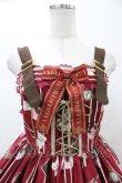 画像4: Angelic Pretty / Travelくまちゃんベルトジャンパースカート Free ワイン H-26-01-05-1056-AP-OP-NS-ZH (4)