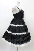 画像3: Angelic Pretty / 肩リボンジャンパースカート Free ブラック H-26-01-05-1058-AP-OP-NS-ZH (3)