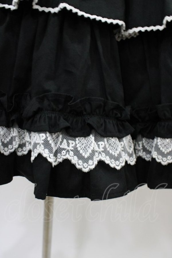 画像5: Angelic Pretty / Prettyフリルジャンパースカート Free ブラック H-26-01-05-1059-AP-OP-NS-ZH (5)