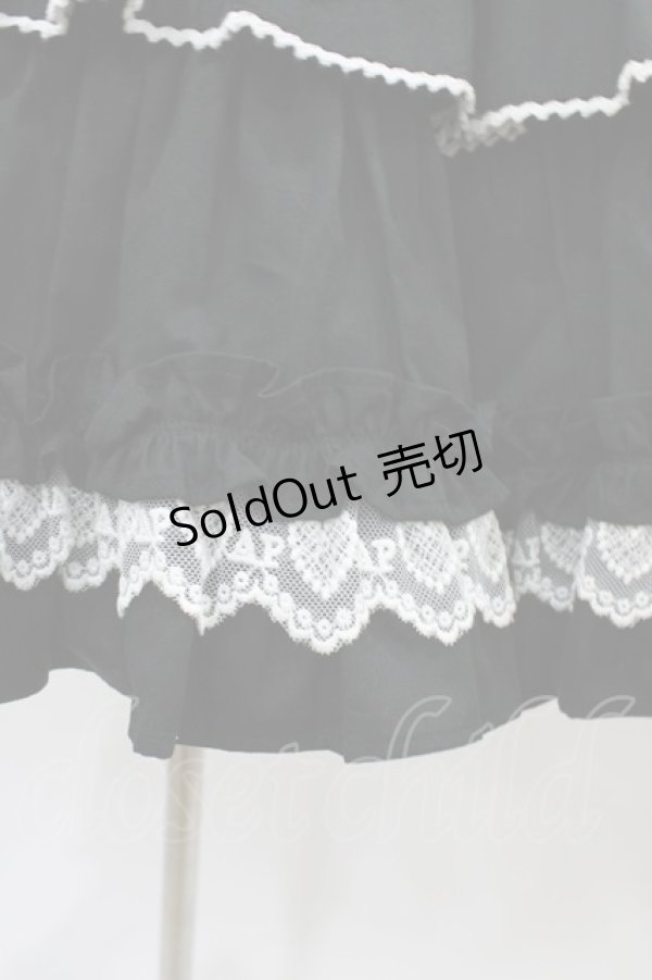 画像5: Angelic Pretty / Prettyフリルジャンパースカート Free ブラック H-26-01-05-1059-AP-OP-NS-ZH (5)