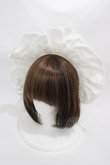 画像1: Angelic Pretty / トーションレースブリム付カチューシャ  シロ H-26-01-05-1010-AP-AC-NS-ZH (1)